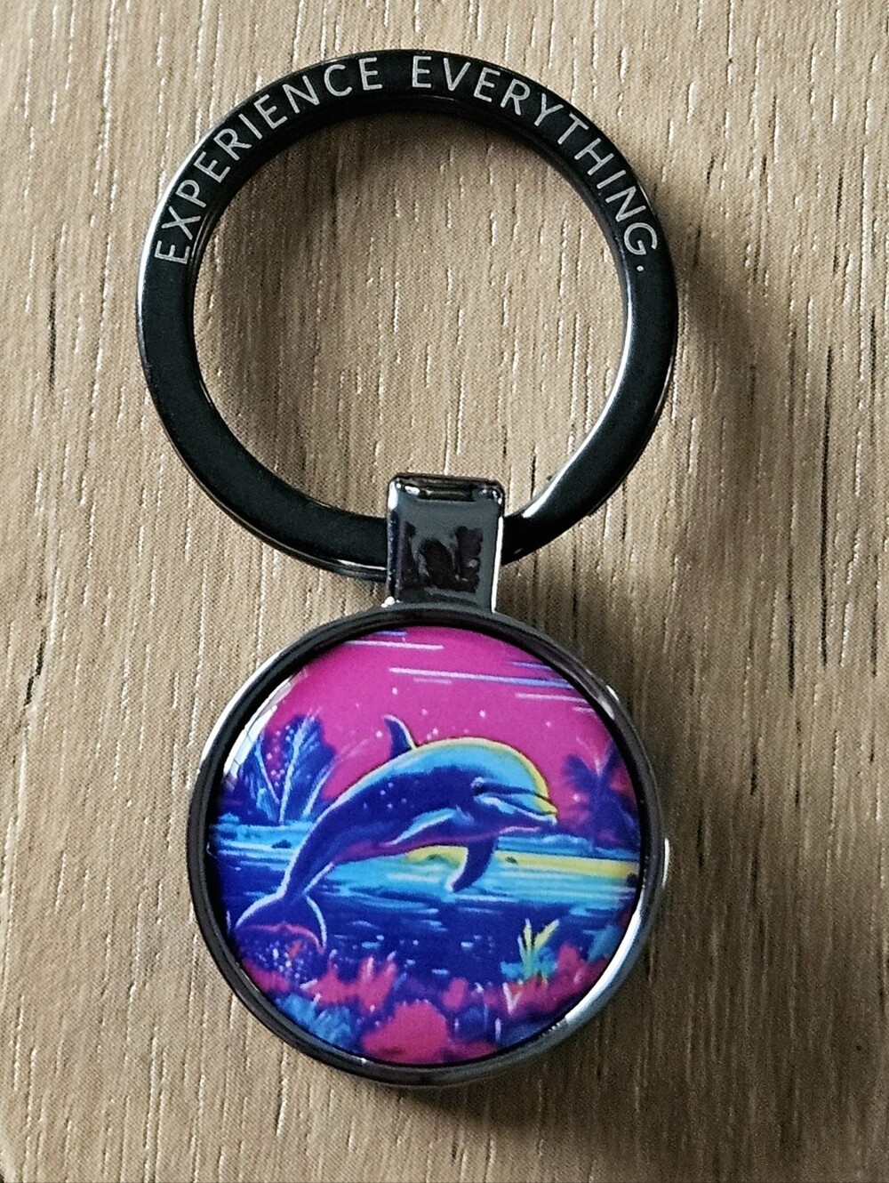 ZOX "JUMP FOR JOY" #474 COLLECTIBLE LISA FRANK INSPIRED DOLPHIN KEYCHAIN ZOXLOX
